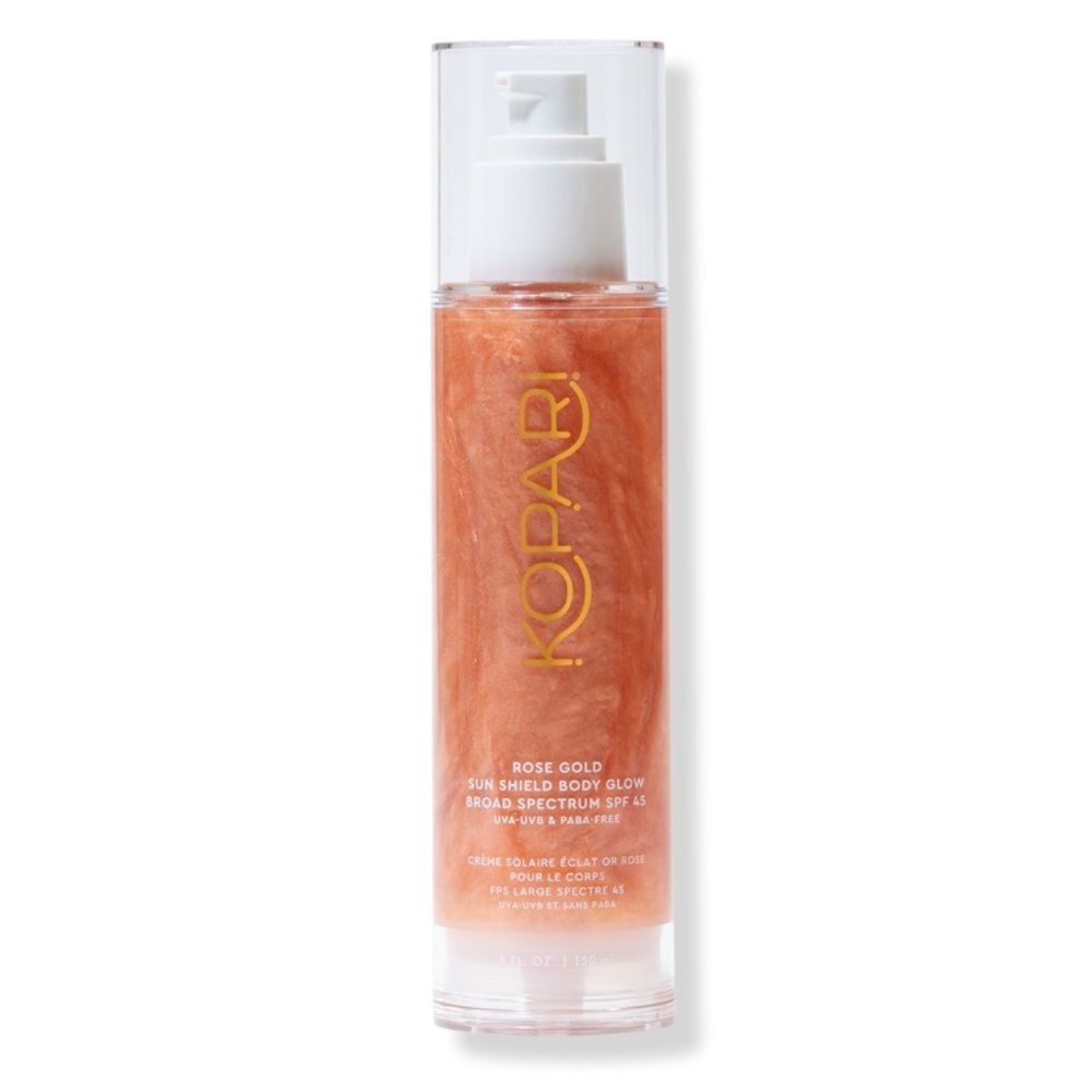 Kopari Rose Gold Sun Shield Body Glow Gel SPF 45